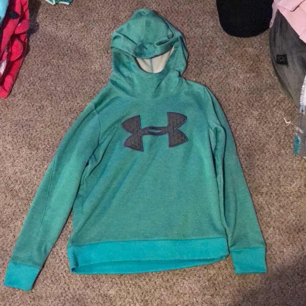 Green under armor sweatshirt